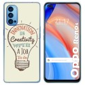 Funda Gel Tpu para Oppo Reno 4 5G diseño Creativity Dibujos