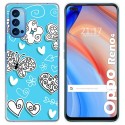 Funda Gel Tpu para Oppo Reno 4 5G diseño Mariposas Dibujos