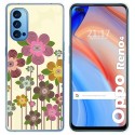 Funda Gel Tpu para Oppo Reno 4 5G diseño Primavera En Flor Dibujos
