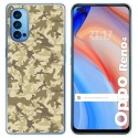 Funda Gel Tpu para Oppo Reno 4 5G diseño Sand Camuflaje Dibujos