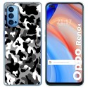 Funda Gel Tpu para Oppo Reno 4 5G diseño Snow Camuflaje Dibujos