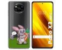 Funda Gel Transparente para Xiaomi POCO X3 NFC / X3 PRO diseño Conejo Dibujos