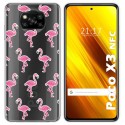 Funda Gel Transparente para Xiaomi POCO X3 NFC / X3 PRO diseño Flamenco Dibujos
