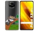 Funda Gel Transparente para Xiaomi POCO X3 NFC / X3 PRO diseño Panda Dibujos