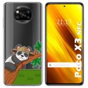 Funda Gel Transparente para Xiaomi POCO X3 NFC / X3 PRO diseño Panda Dibujos