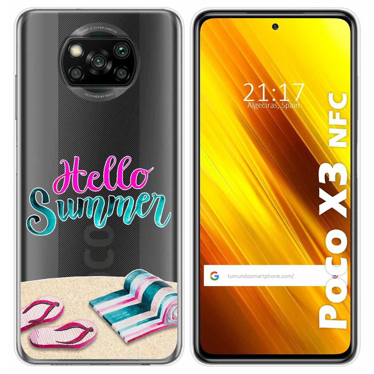 Funda Gel Transparente para Xiaomi POCO X3 NFC / X3 PRO diseño Summer Dibujos