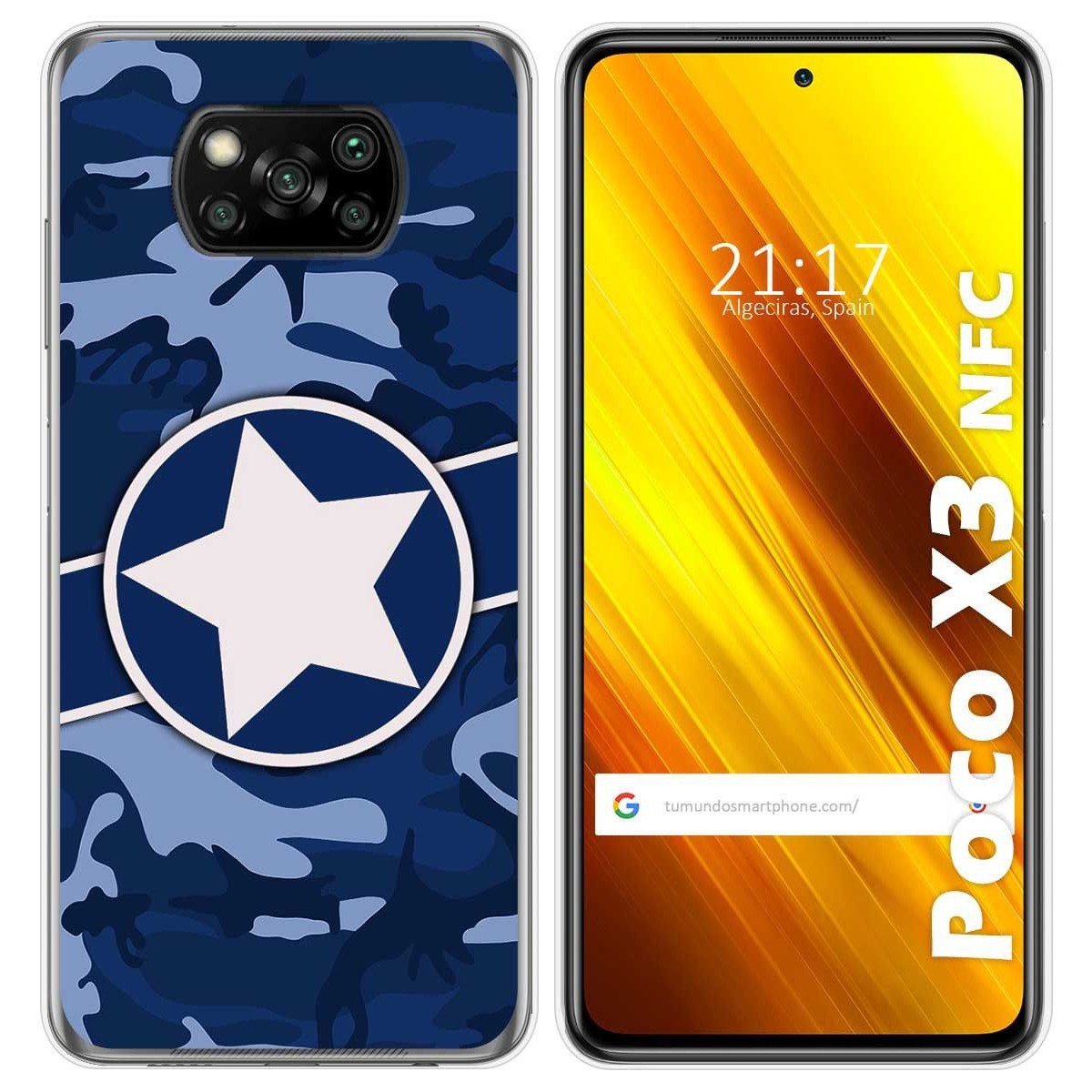 Funda Gel Tpu para Xiaomi POCO X3 NFC / X3 PRO diseño Camuflaje 03 Dibujos