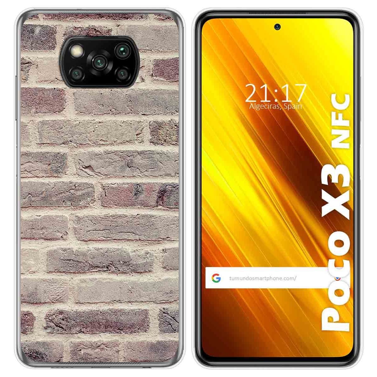 Funda Gel Tpu para Xiaomi POCO X3 NFC / X3 PRO diseño Ladrillo 01 Dibujos