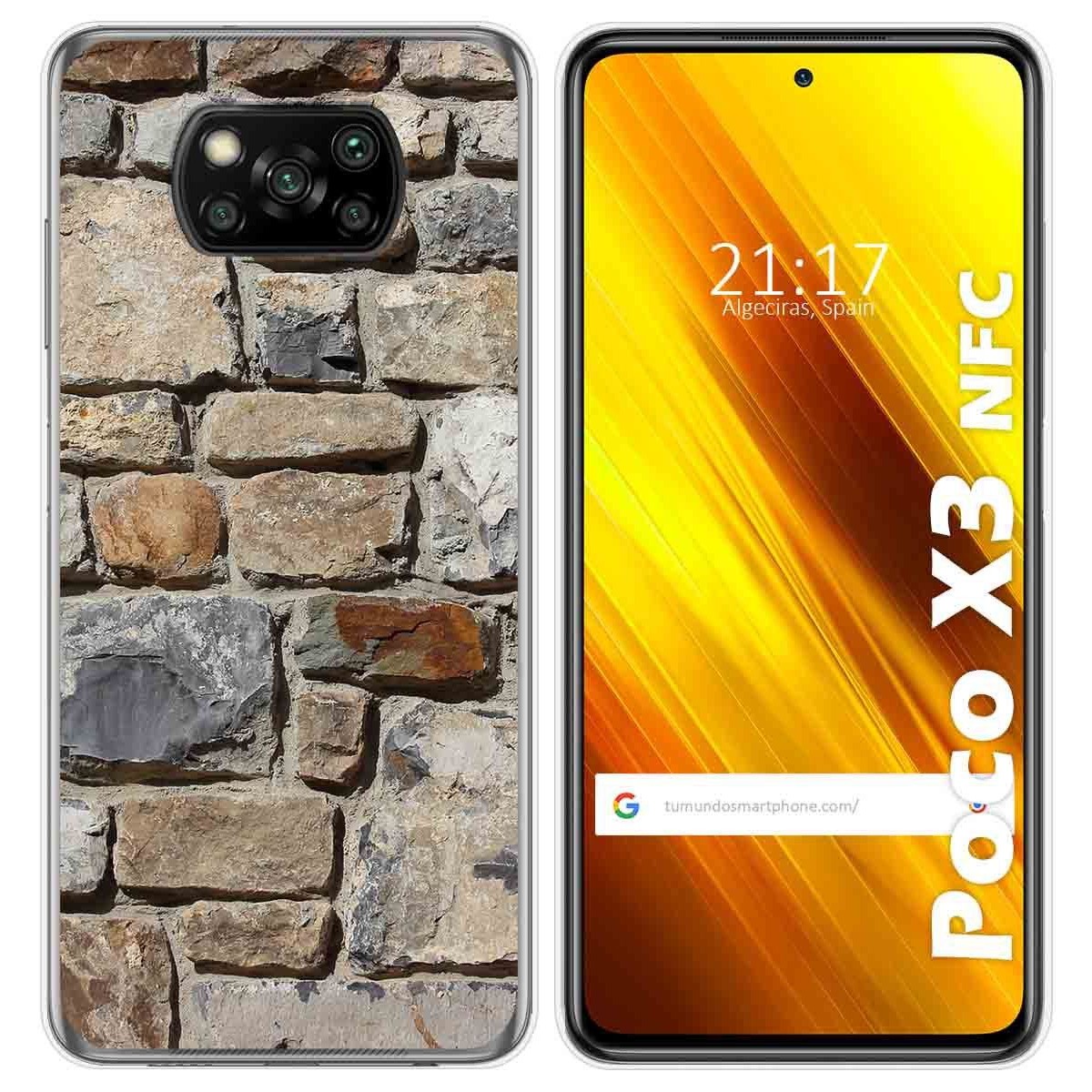 Funda Gel Tpu para Xiaomi POCO X3 NFC / X3 PRO diseño Ladrillo 03 Dibujos