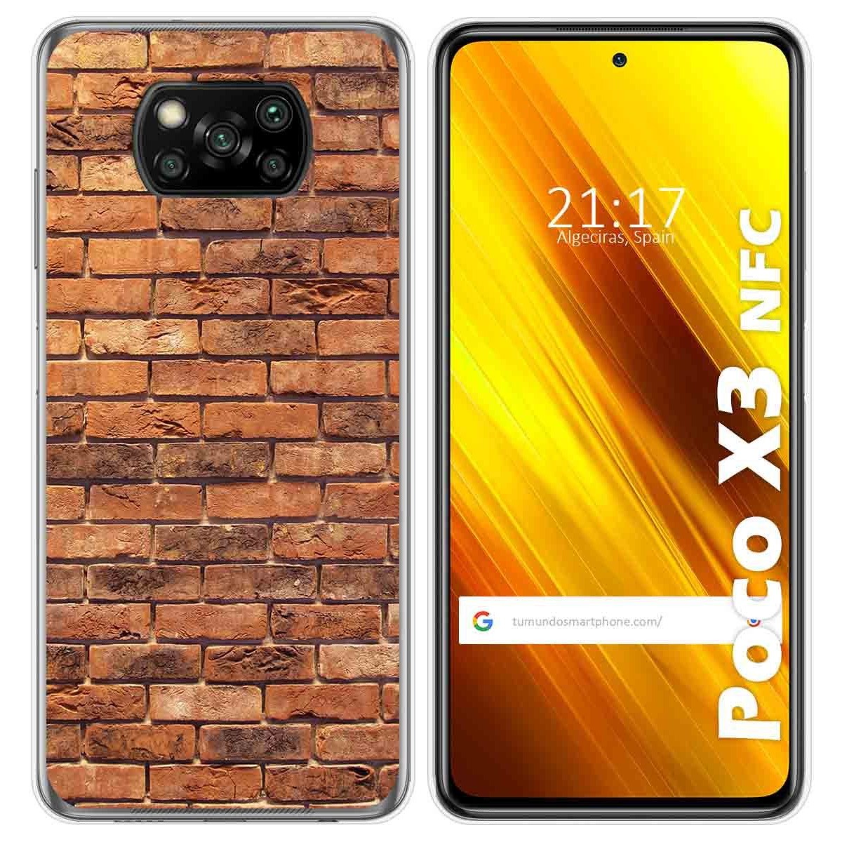 Funda Gel Tpu para Xiaomi POCO X3 NFC / X3 PRO diseño Ladrillo 04 Dibujos
