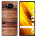 Funda Gel Tpu para Xiaomi POCO X3 NFC / X3 PRO diseño Madera 02 Dibujos