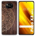 Funda Gel Tpu para Xiaomi POCO X3 NFC / X3 PRO diseño Madera 06 Dibujos