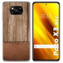 Funda Gel Tpu para Xiaomi POCO X3 NFC / X3 PRO diseño Madera 09 Dibujos