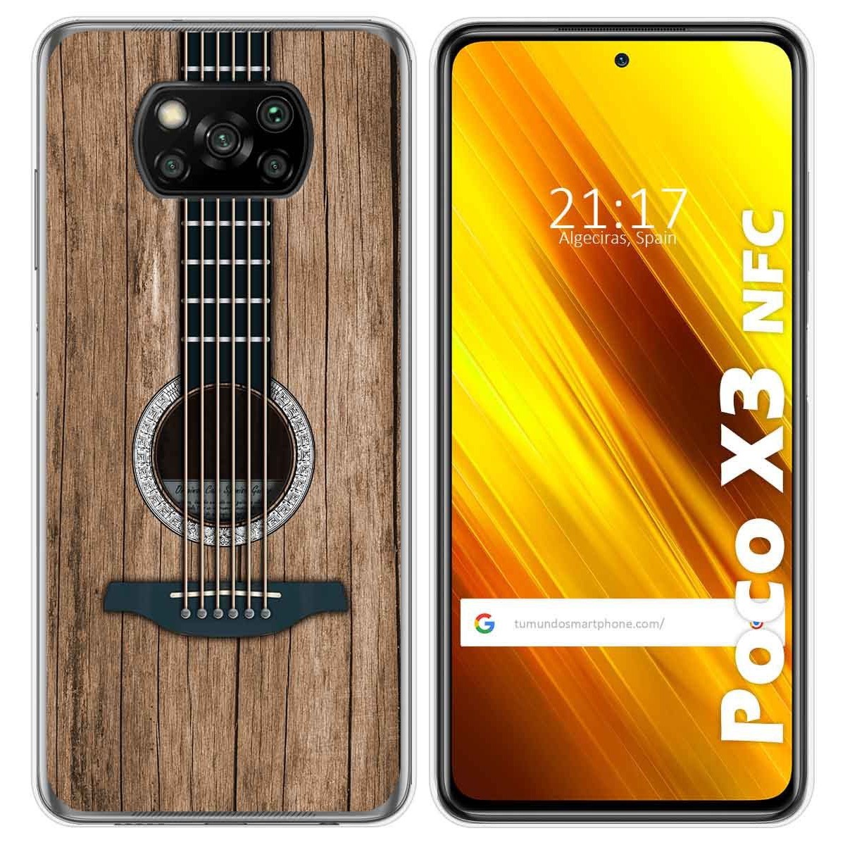 Funda Gel Tpu para Xiaomi POCO X3 NFC / X3 PRO diseño Madera 11 Dibujos