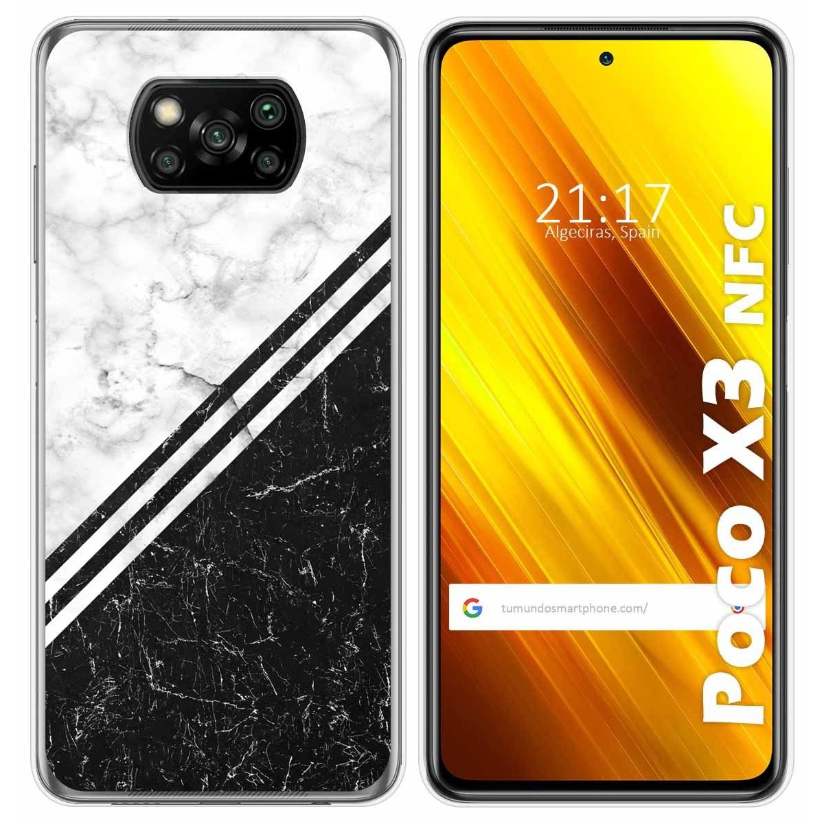 Funda Gel Tpu para Xiaomi POCO X3 NFC / X3 PRO diseño Mármol 01 Dibujos