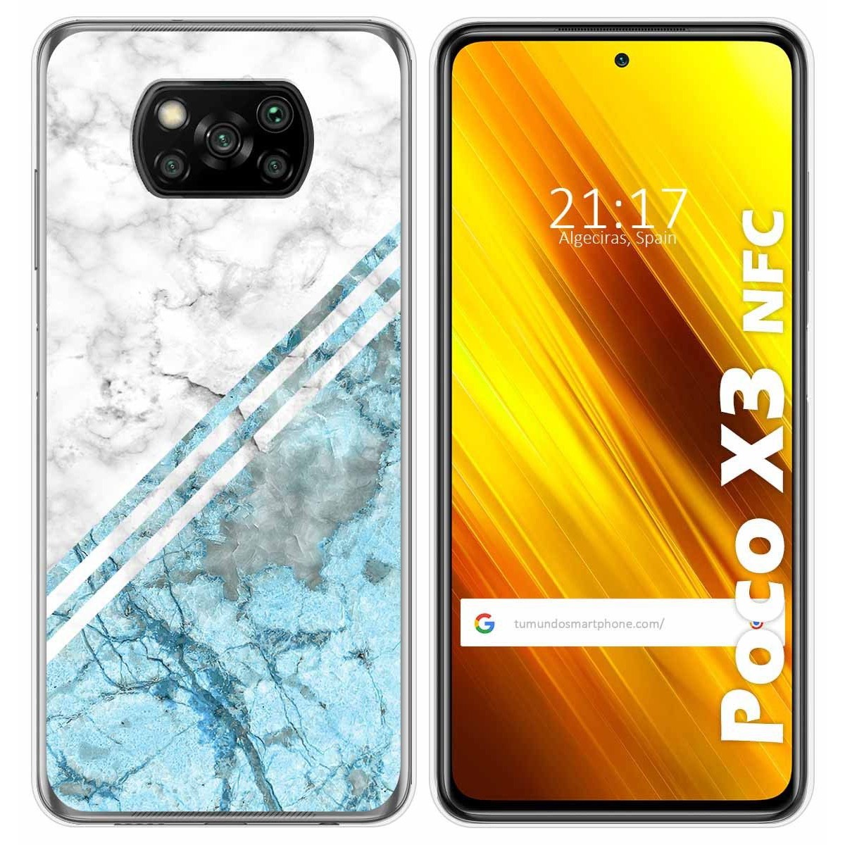 Funda Gel Tpu para Xiaomi POCO X3 NFC / X3 PRO diseño Mármol 02 Dibujos