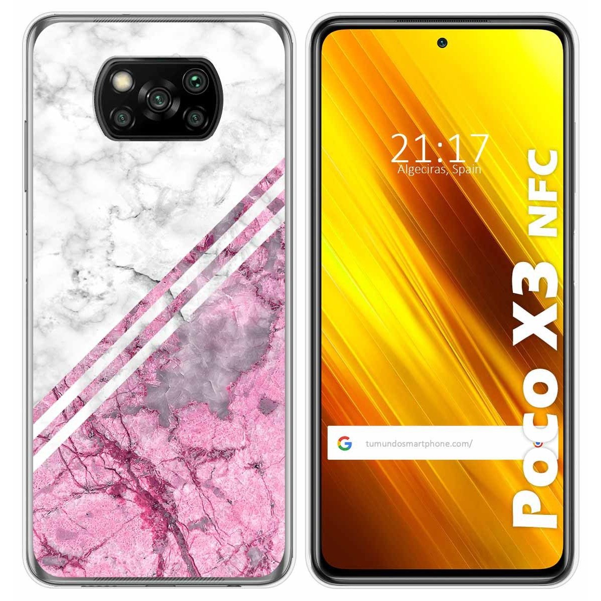 Funda Gel Tpu para Xiaomi POCO X3 NFC / X3 PRO diseño Mármol 03 Dibujos