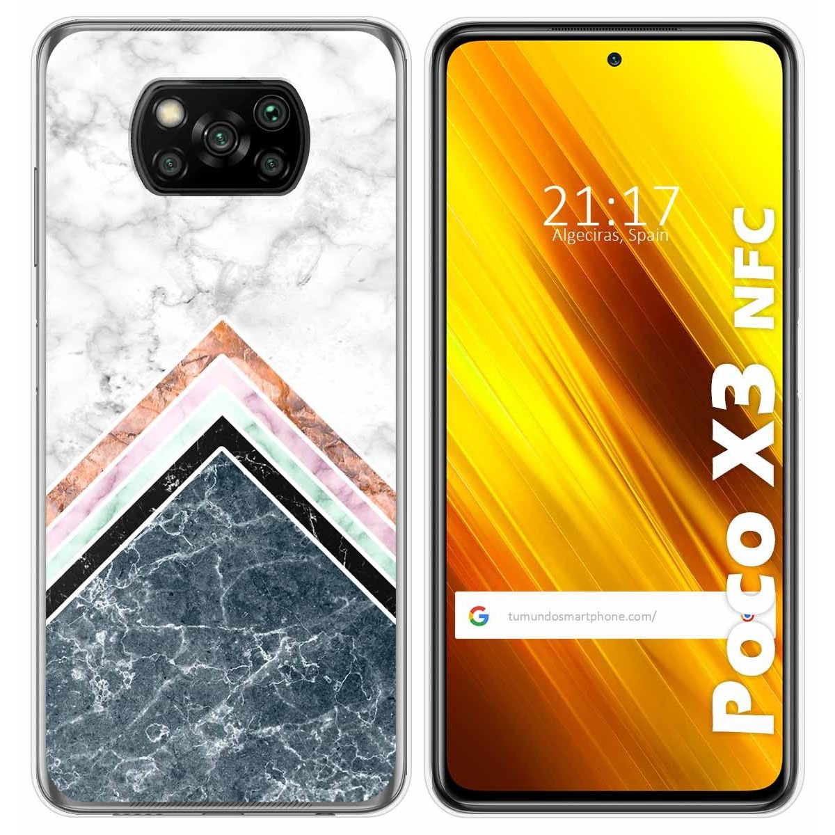 Funda Gel Tpu para Xiaomi POCO X3 NFC / X3 PRO diseño Mármol 05 Dibujos