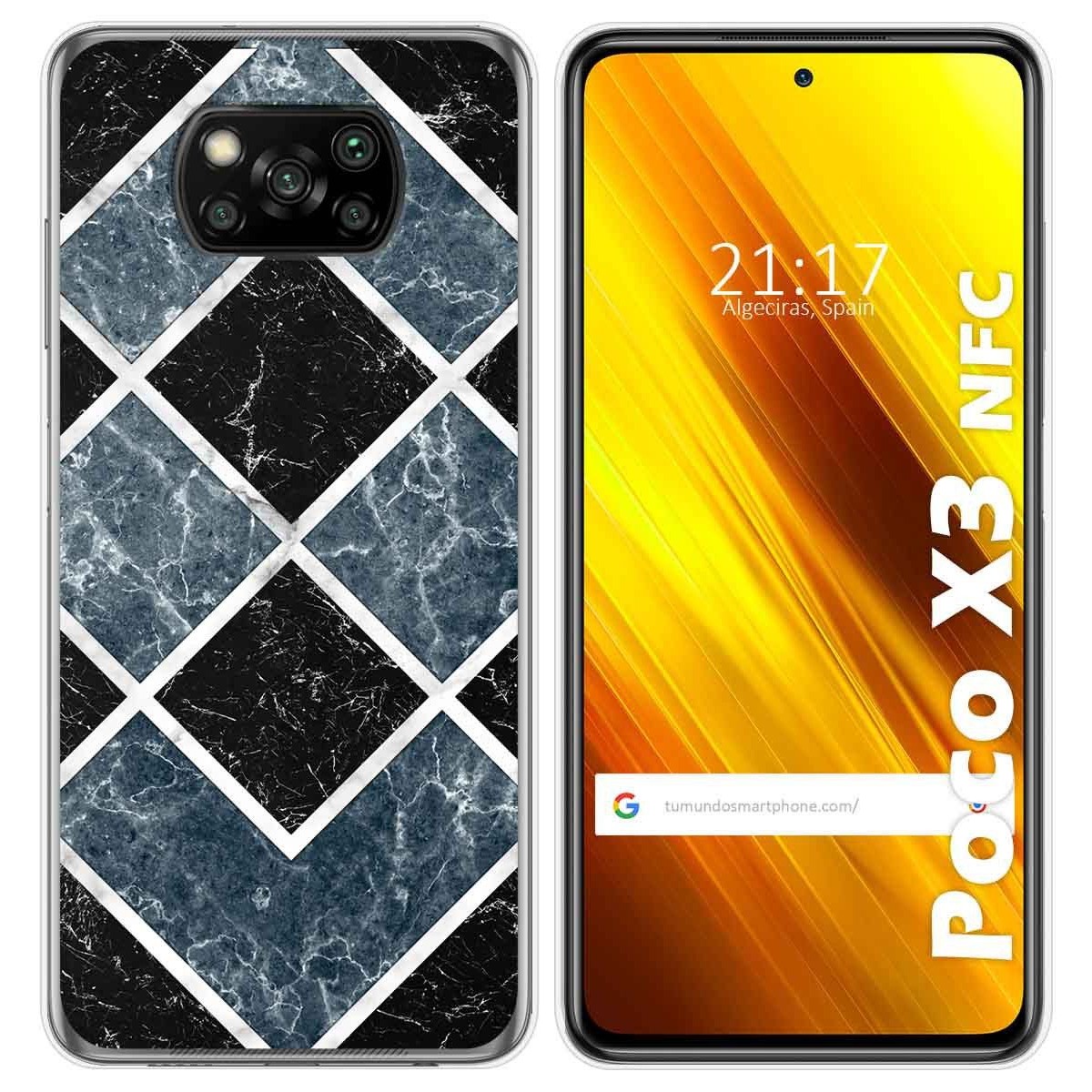 Funda Gel Tpu para Xiaomi POCO X3 NFC / X3 PRO diseño Mármol 06 Dibujos