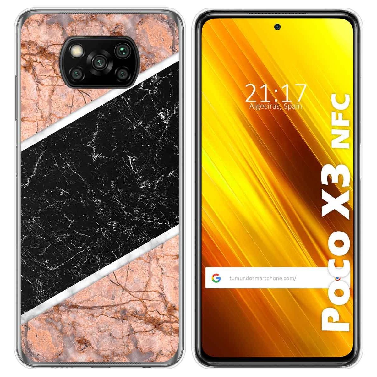 Funda Gel Tpu para Xiaomi POCO X3 NFC / X3 PRO diseño Mármol 07 Dibujos