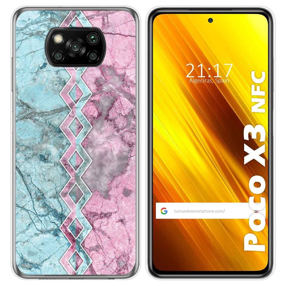 Funda Gel Tpu para Xiaomi POCO X3 NFC / X3 PRO diseño Mármol 08 Dibujos