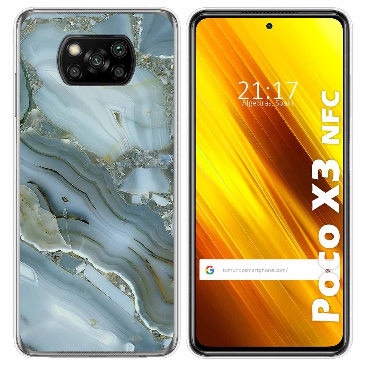 Funda Gel Tpu para Xiaomi POCO X3 NFC / X3 PRO diseño Mármol 09 Dibujos
