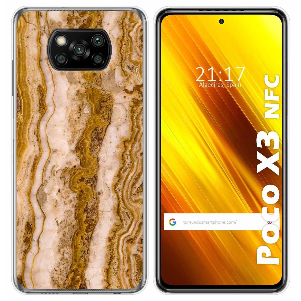 Funda Gel Tpu para Xiaomi POCO X3 NFC / X3 PRO diseño Mármol 10 Dibujos