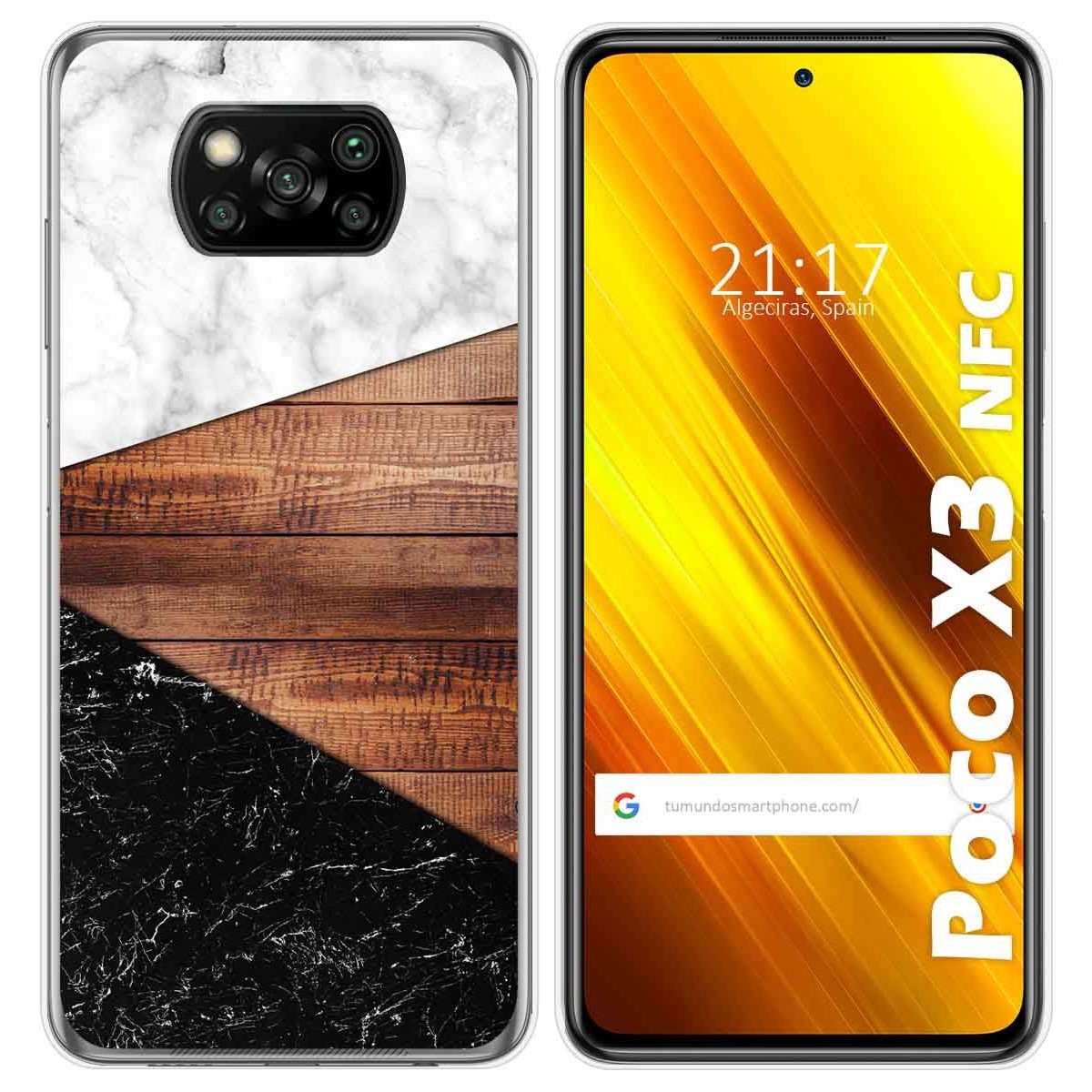 Funda Gel Tpu para Xiaomi POCO X3 NFC / X3 PRO diseño Mármol 11 Dibujos