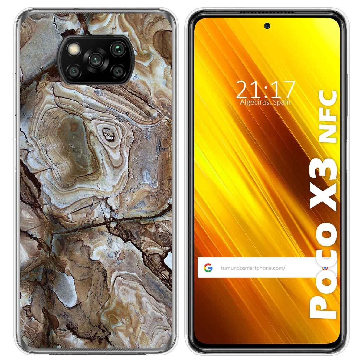 Funda Gel Tpu para Xiaomi POCO X3 NFC / X3 PRO diseño Mármol 14 Dibujos