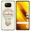 Funda Gel Tpu para Xiaomi POCO X3 NFC / X3 PRO diseño Creativity Dibujos