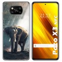 Funda Gel Tpu para Xiaomi POCO X3 NFC / X3 PRO diseño Elefante Dibujos