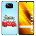 Funda Gel Tpu para Xiaomi POCO X3 NFC / X3 PRO diseño Furgoneta Dibujos