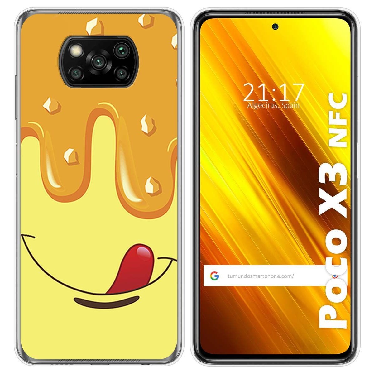 Funda Gel Tpu para Xiaomi POCO X3 NFC / X3 PRO diseño Helado Vainilla Dibujos