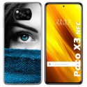 Funda Gel Tpu para Xiaomi POCO X3 NFC / X3 PRO diseño Ojo Dibujos