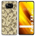 Funda Gel Tpu para Xiaomi POCO X3 NFC / X3 PRO diseño Sand Camuflaje Dibujos