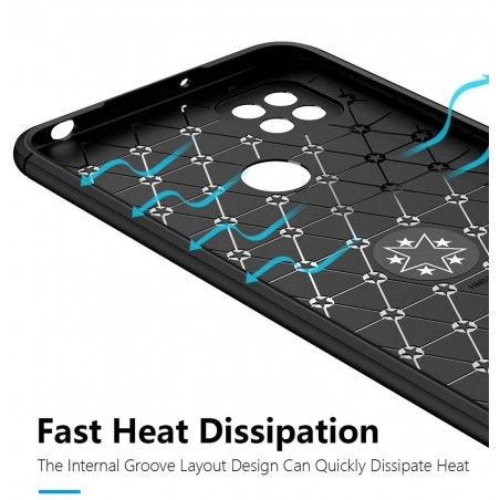 Funda Magnetica Soporte con Anillo Giratorio 360 para Xiaomi Redmi 9C Azul