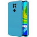 Funda Silicona Líquida Ultra Suave para Xiaomi Redmi Note 9 color Azul
