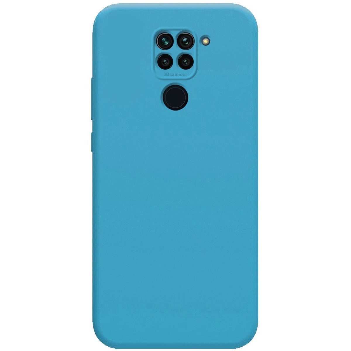 Funda Silicona Líquida Ultra Suave para Xiaomi Redmi Note 9 color Azul