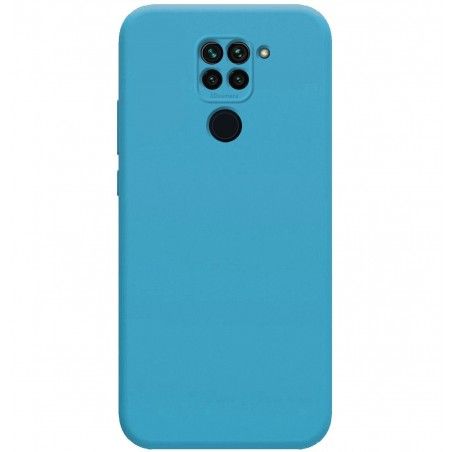 Funda Silicona Líquida Ultra Suave para Xiaomi Redmi Note 9 color Azul