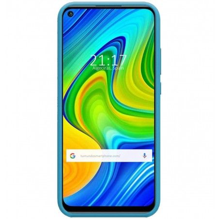 Funda Silicona Líquida Ultra Suave para Xiaomi Redmi Note 9 color Azul