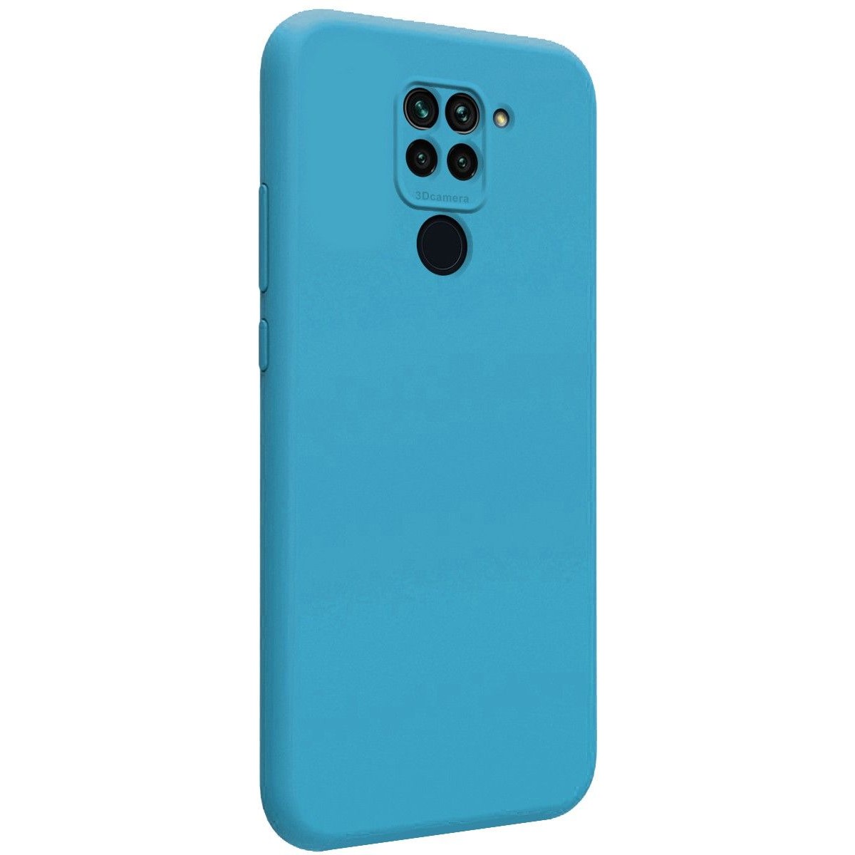 Funda Silicona Líquida Ultra Suave para Xiaomi Redmi Note 9 color Azul