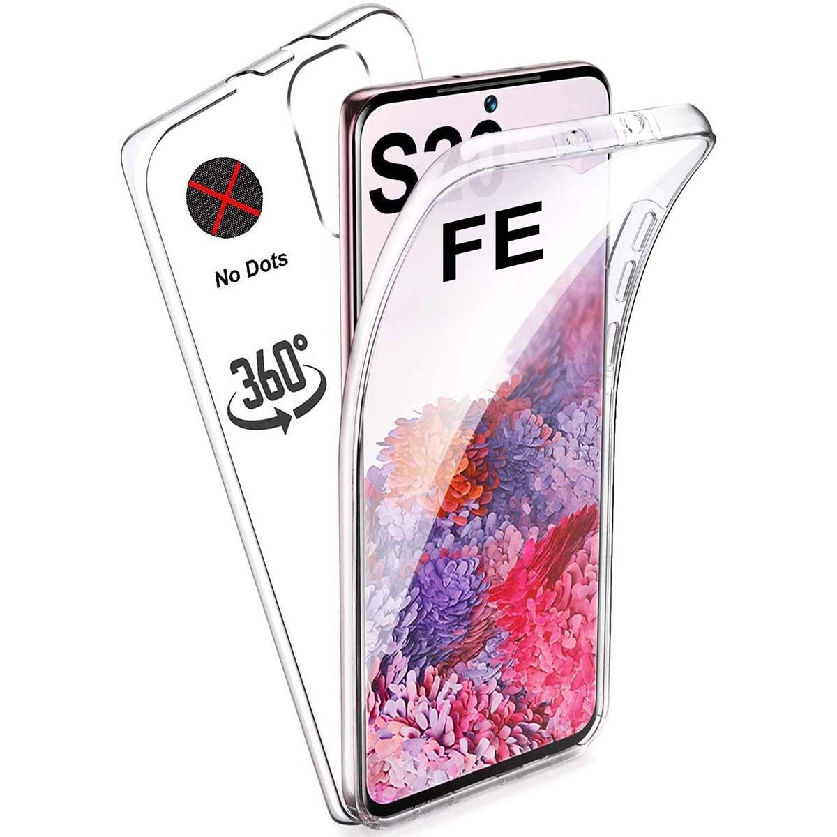 Funda Completa Transparente Pc + Tpu Full Body 360 para Samsung Galaxy S20 FE