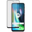 Protector Cristal Templado Completo 5D Full Glue Negro para Motorola Moto G9 Play / E7 Plus Vidrio