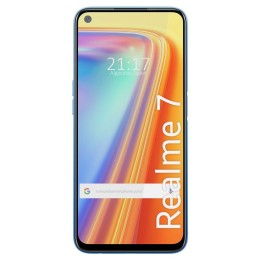 Protector Cristal Templado Completo 5D Full Glue Negro para Realme 7 Vidrio 2