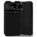 Funda Libro Soporte con Ventana para Motorola Moto G 5G Plus color Negra