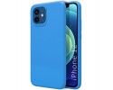 Funda Silicona Líquida Ultra Suave para Iphone 12 / 12 Pro (6.1) color Azul