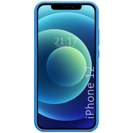 Funda Silicona Líquida Ultra Suave para Iphone 12 / 12 Pro (6.1) color Azul