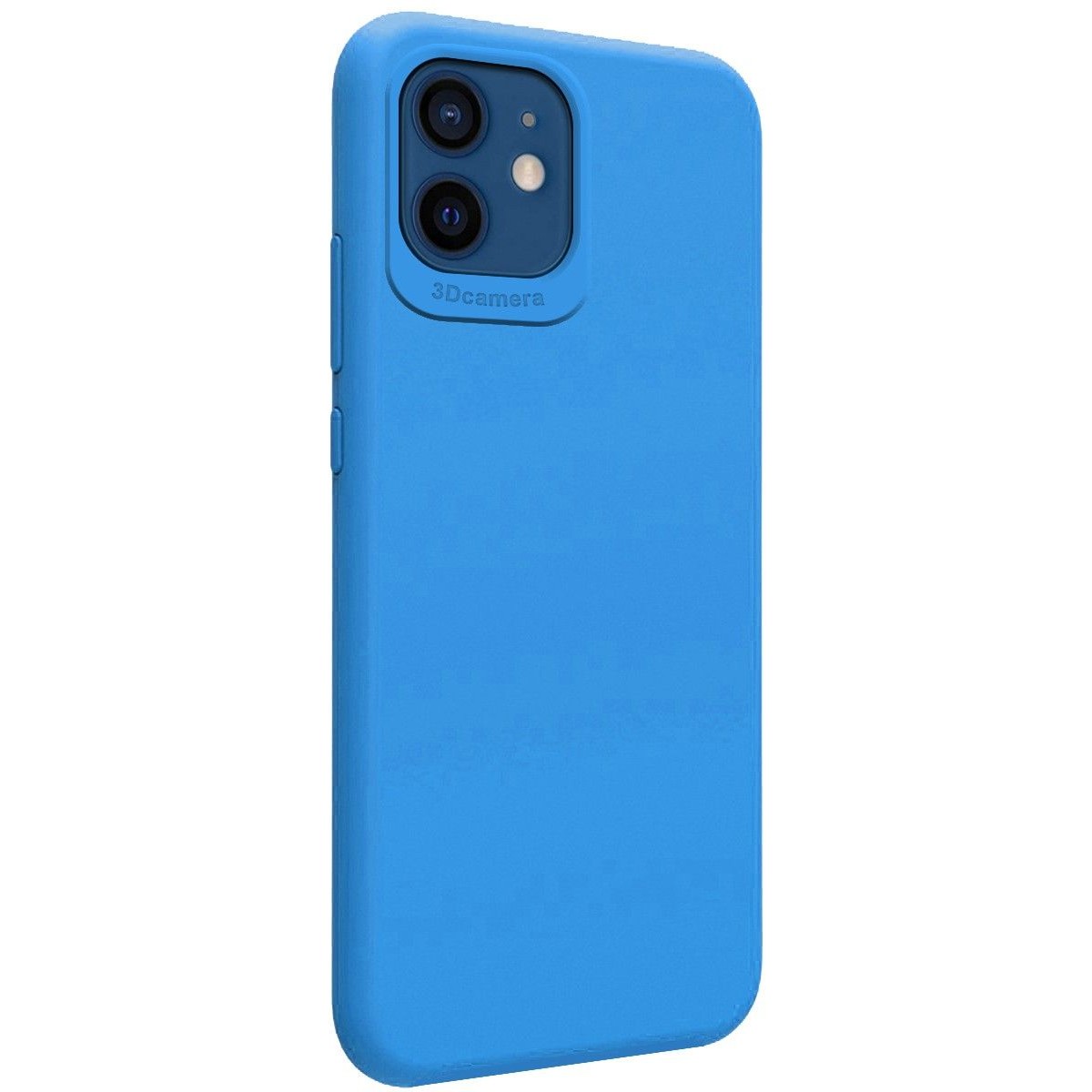 Funda Silicona Líquida Ultra Suave para Iphone 12 / 12 Pro (6.1) color Azul