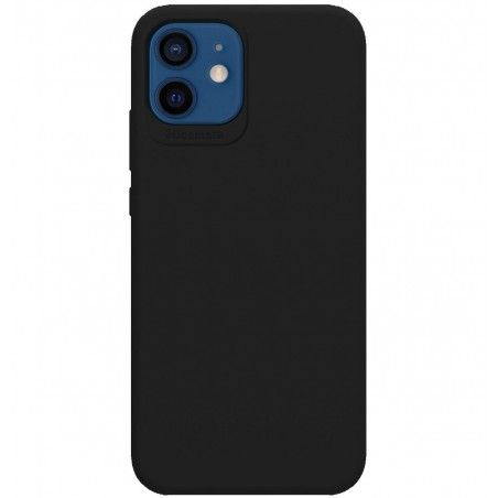 Funda Silicona Líquida Ultra Suave para Iphone 12 / 12 Pro (6.1) color Negra