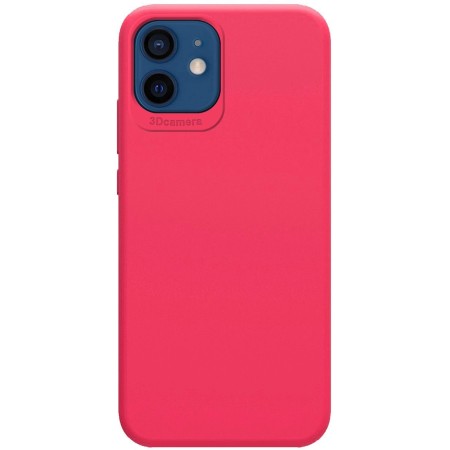 Funda Silicona Líquida Ultra Suave para Iphone 12 / 12 Pro (6.1) color Rosa Fucsia
